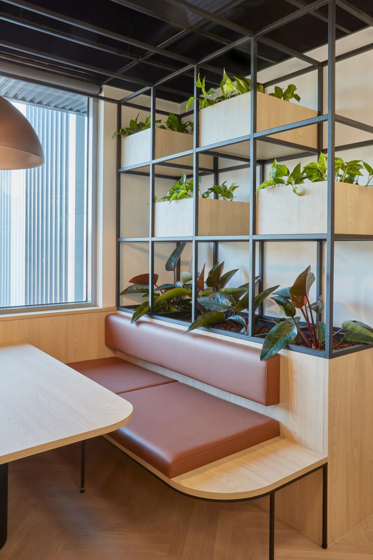 Miele head office architectural photography break out room.