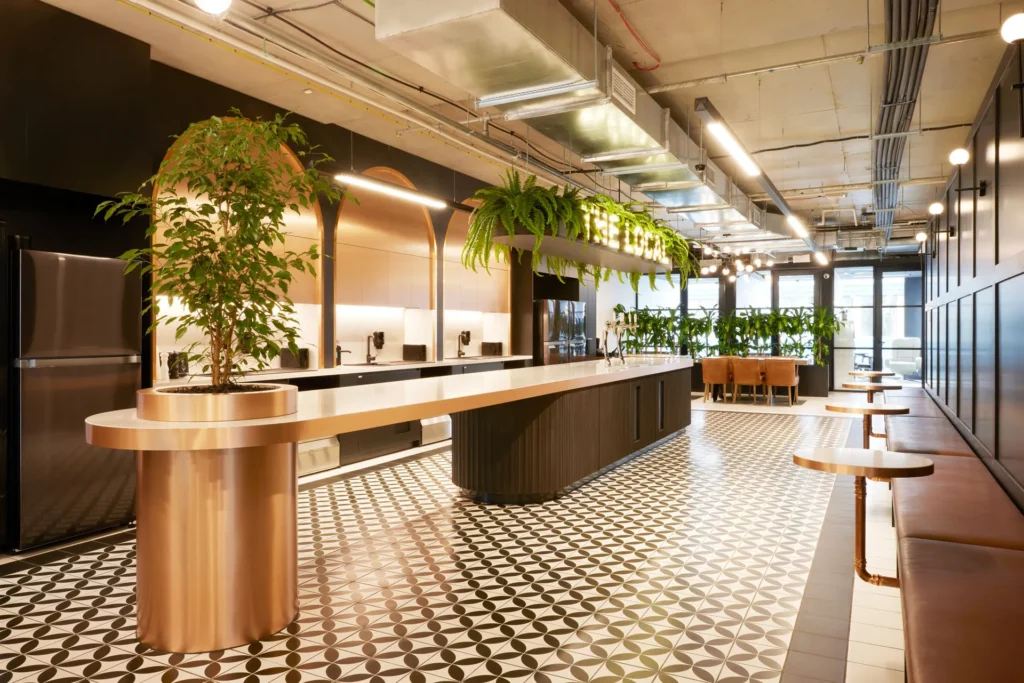 The local break out space in the Creative Cubes Collingwood architectural photography