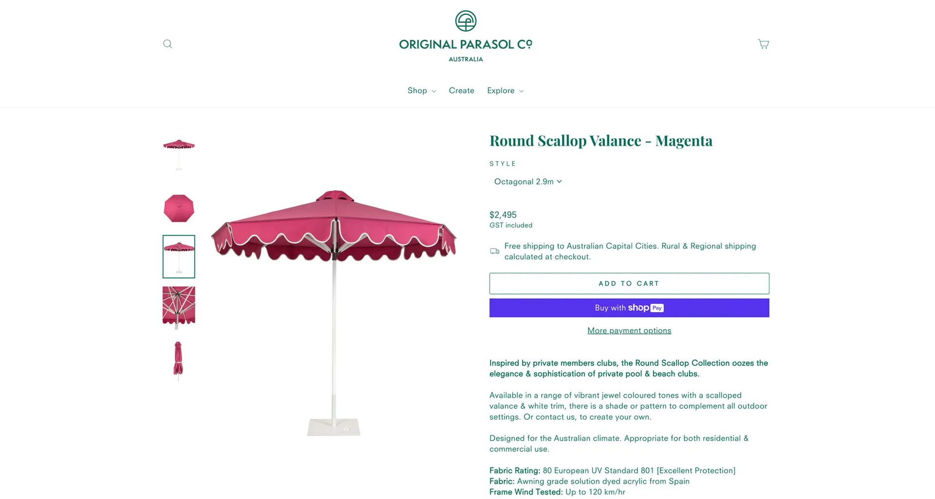 Umbrella photography in studio