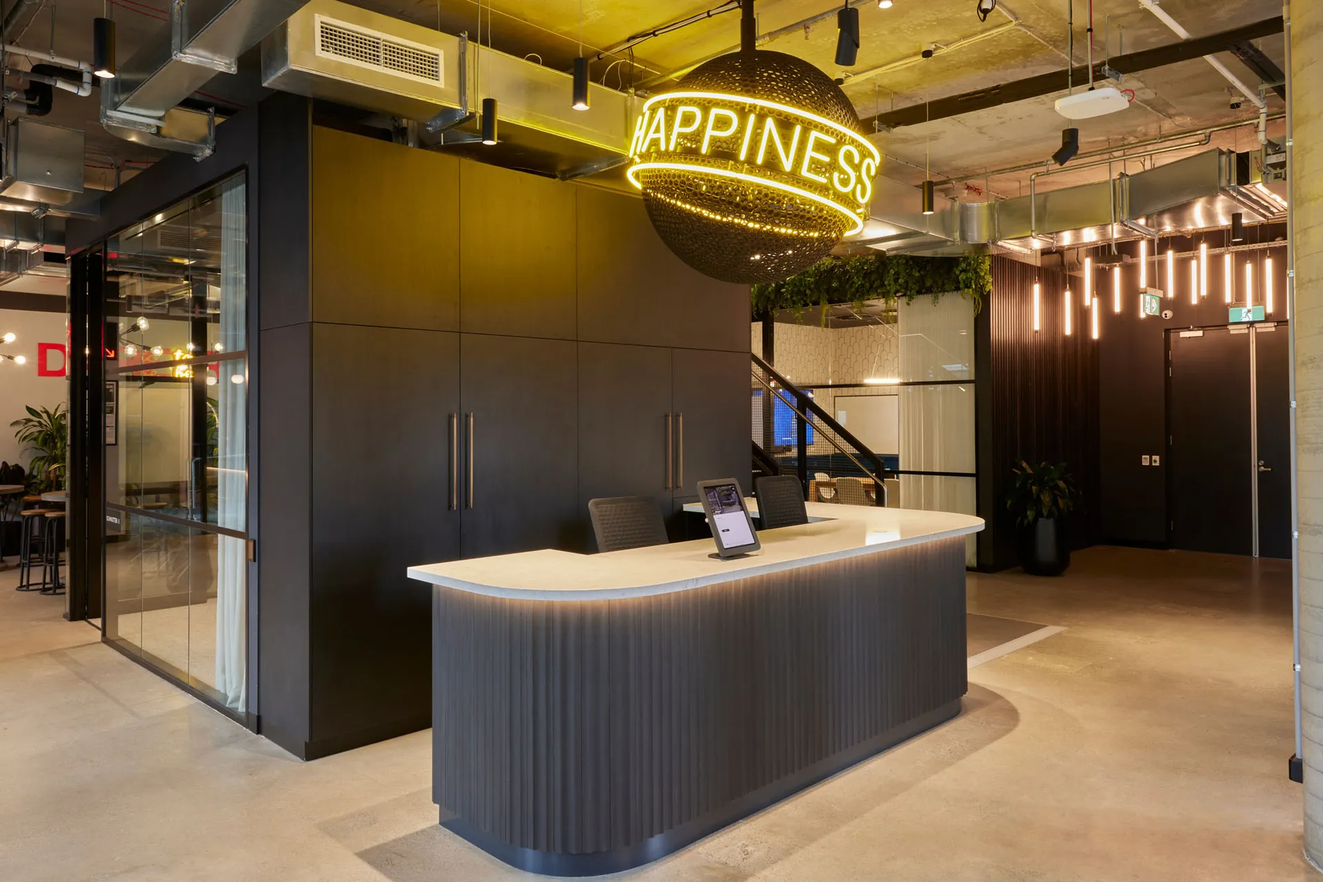 Creative Cubes Collingwood interior photography of the entrance foyer.